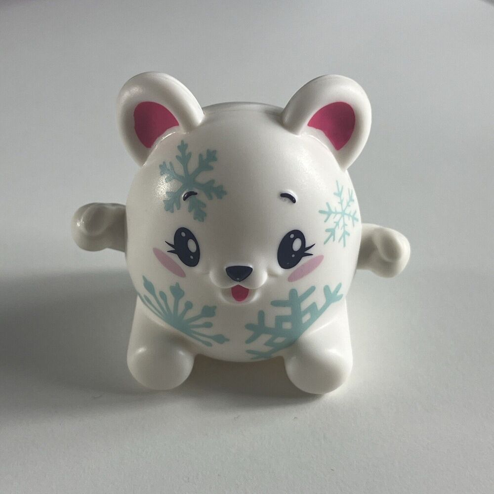MCDONALDS HAPPY MEAL TOY MOOSE PIKMI POPS 2020 SNOWY THE BEAR #1 WHITE